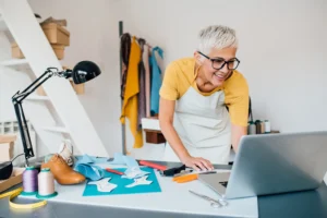 Grundkonstruktion eines Halbschuhschaftes nach Winkelsystem