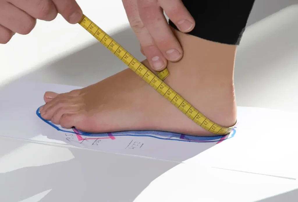 Die Trittspur und das Maßnehmen